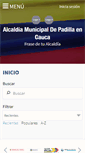 Mobile Screenshot of padilla-cauca.gov.co